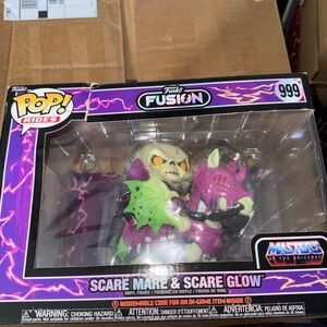 Funko Fusion Pop Rides Scare Mare & Scare Glow - Purple and Green